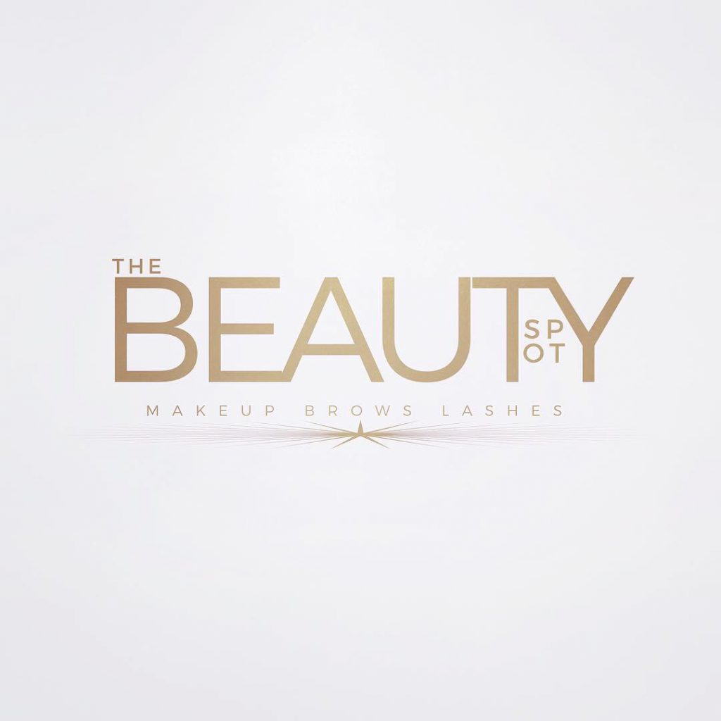 beauty spot logo white